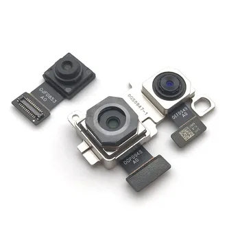 Нова задна камера Голяма задна камера за Xiaomi Redmi S2 предна малка камера Модул Flex кабел Смарт телефон резервни части
