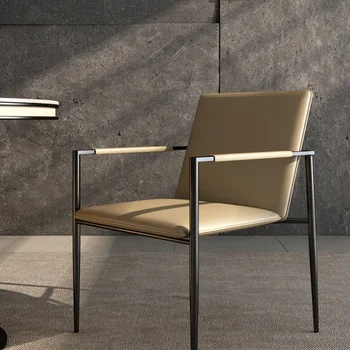Подлакътник Трапезни столове Скандинавски стил Модерни минималистични ергономични столове Облегалка Lounge Sillas De Comedor Мебели за маса за хранене
