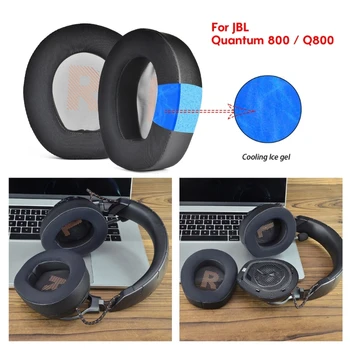 Подмяна на подложки за уши Охлаждаща гел възглавница за слушалки Quantum Q800 Подобрени комфорт и шумоизолация