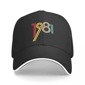 Реколта 1981 40-ти рожден ден подарък (3) Мъже бейзболни шапки връх капачка слънце сянка ветроупорен шапка
