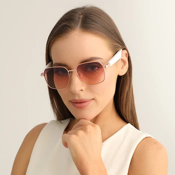 Смарт аудио очила Мъже Жени Bluetooth Безжични слънчеви очила Слушалки UV защита Музикални разговори с микрофон Интелигентни очила