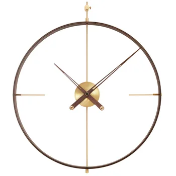 Стенен часовник Всекидневна Начало Мода Часовник Атмосфера Модерно изкуство Ресторант Фон Стенен висящ часовник