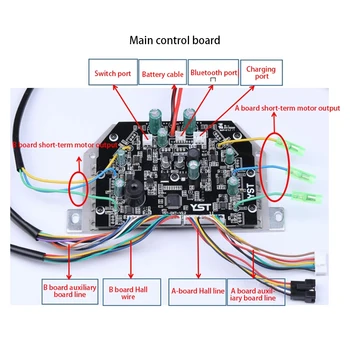 Фабрика DIY 6.5/8/10 инчов скутер дънна платка контролер за самостоятелно балансиране Интелигентни аксесоари за скутери ховърборд 36V
