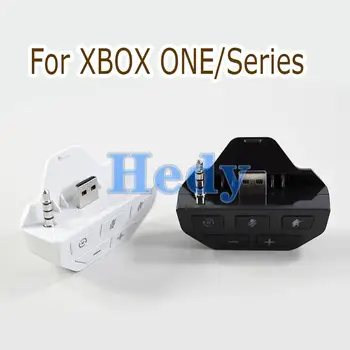10PCS усилвател на звука за Xbox One контролер с 3.5mm адаптер за слушалки гнездо за слушалки за Xbox Series X / S конвертор за слушалки