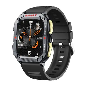 for Ulefone Power Armor 18T Ultra 18 19 Smart Watch Bluetooth Call 1.83inch екран дълъг режим на готовност три-доказателство открит спортен часовник