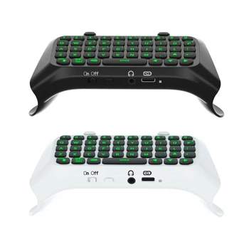 Клавиатура за Playstation5 контролер Безжичен чатпад BluetoothСъвместим със зелена подсветка 3.5mmАудио порт 41QA