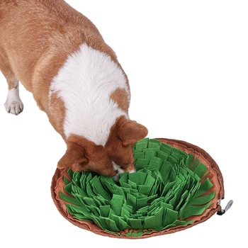Куче смъркане мат куче пъзел играчка домашен любимец хранене мат интерактивна игра обучение одеяло смъркане хранене обучение мат